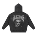 'Weaselheade Mugshot' Two-way Zipper Boxy Fleece Hoodie