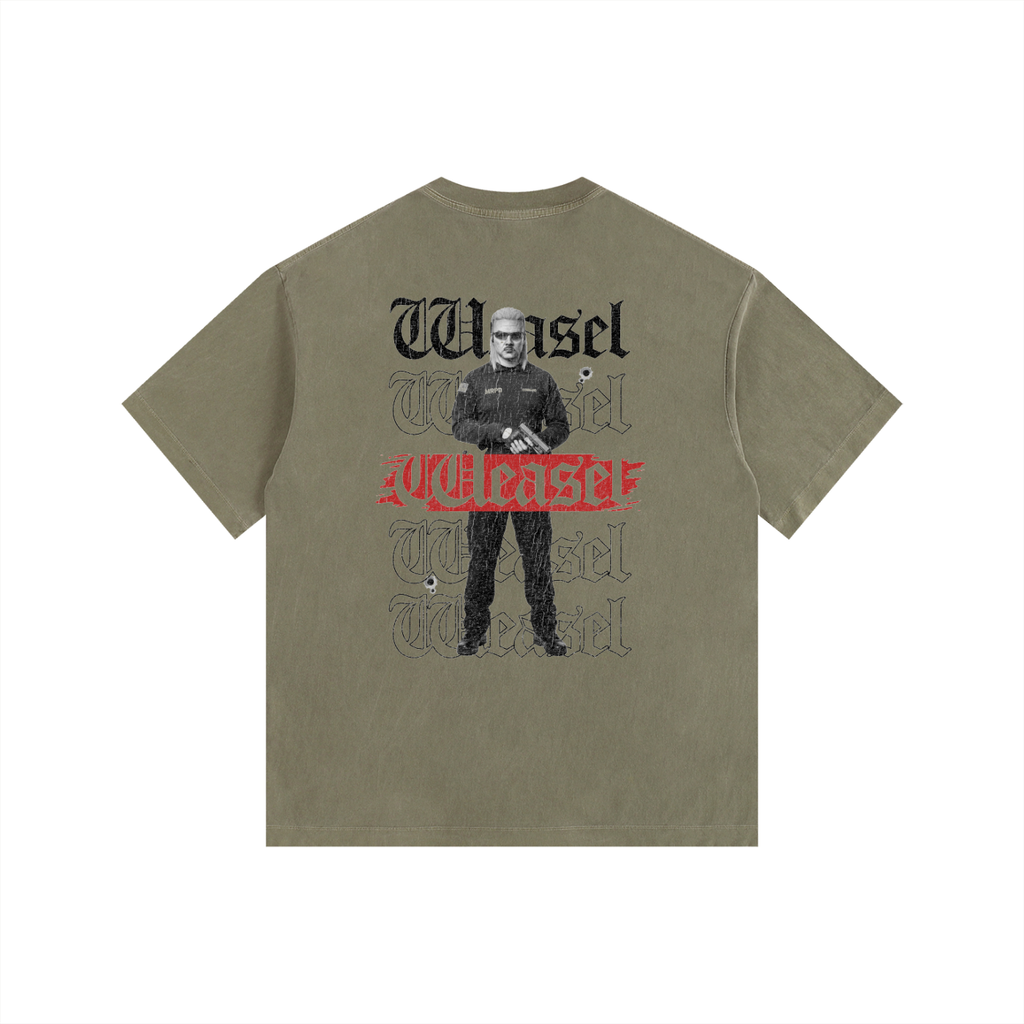 'The Weasel' Oversized Cotton T-Shirt