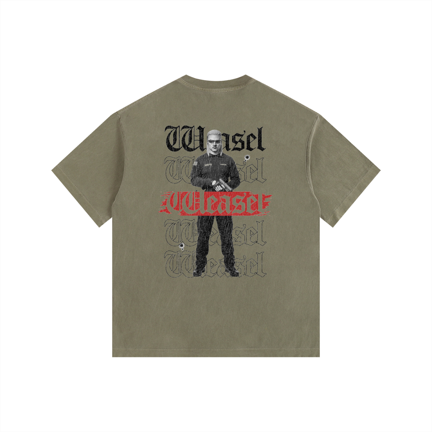 'The Weasel' Oversized Cotton T-Shirt