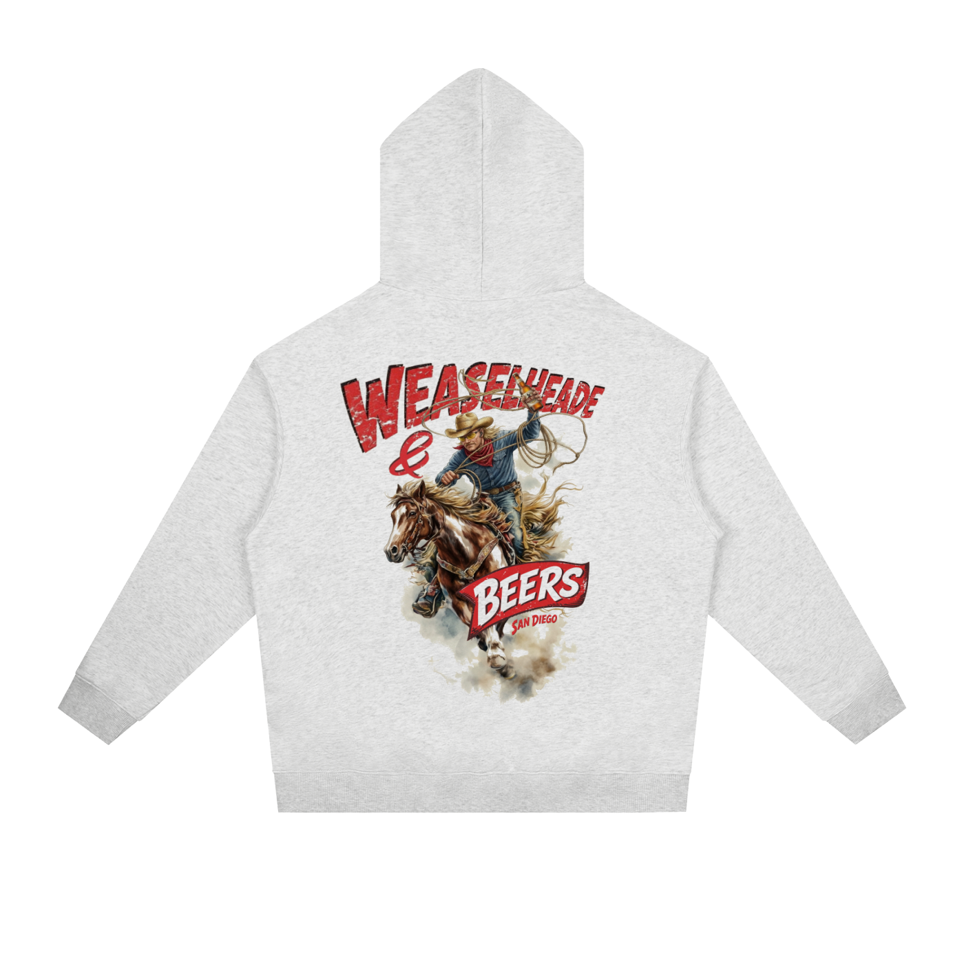 'Weaselheade and Beers' Essential Heavyweight Hoodie