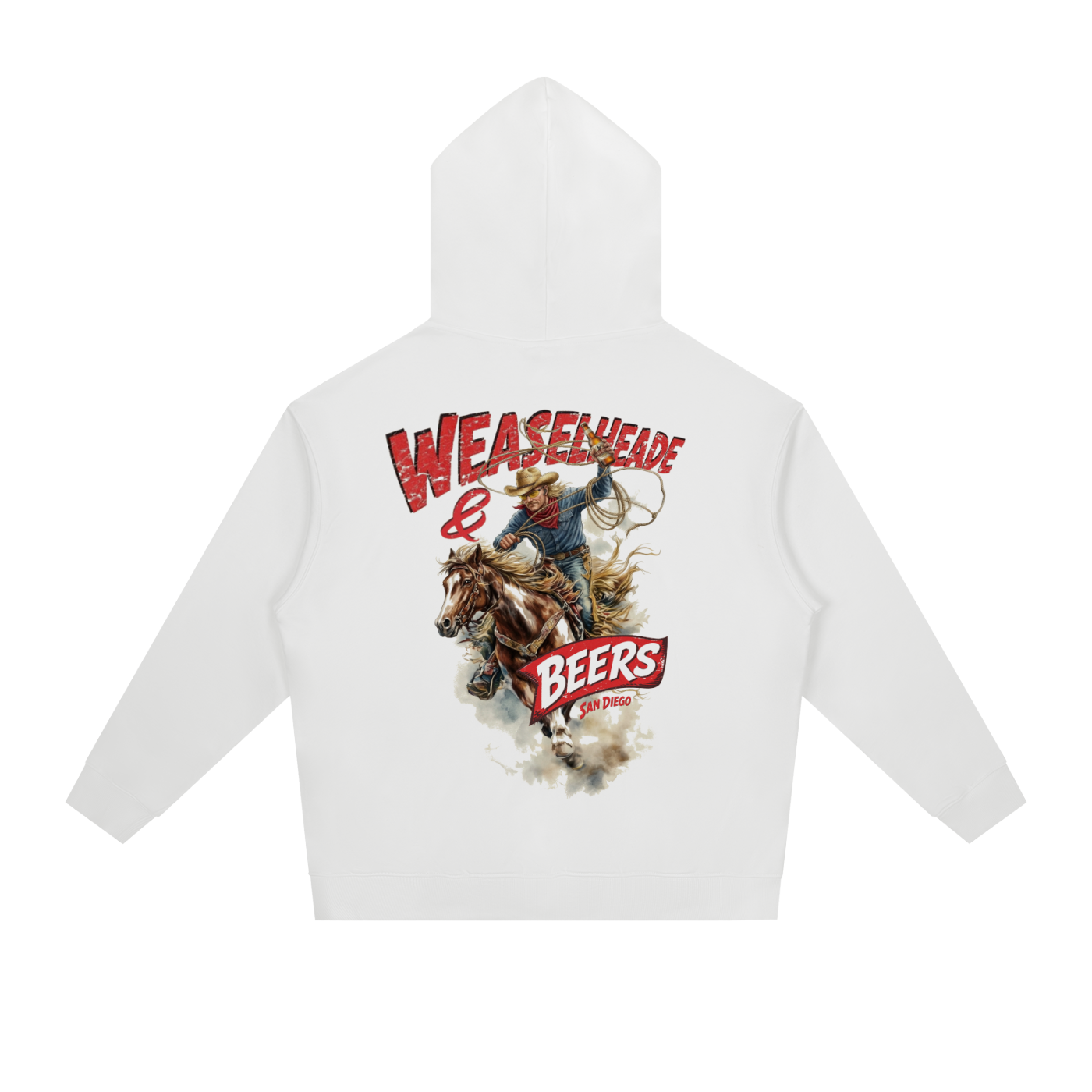 'Weaselheade and Beers' Essential Heavyweight Hoodie