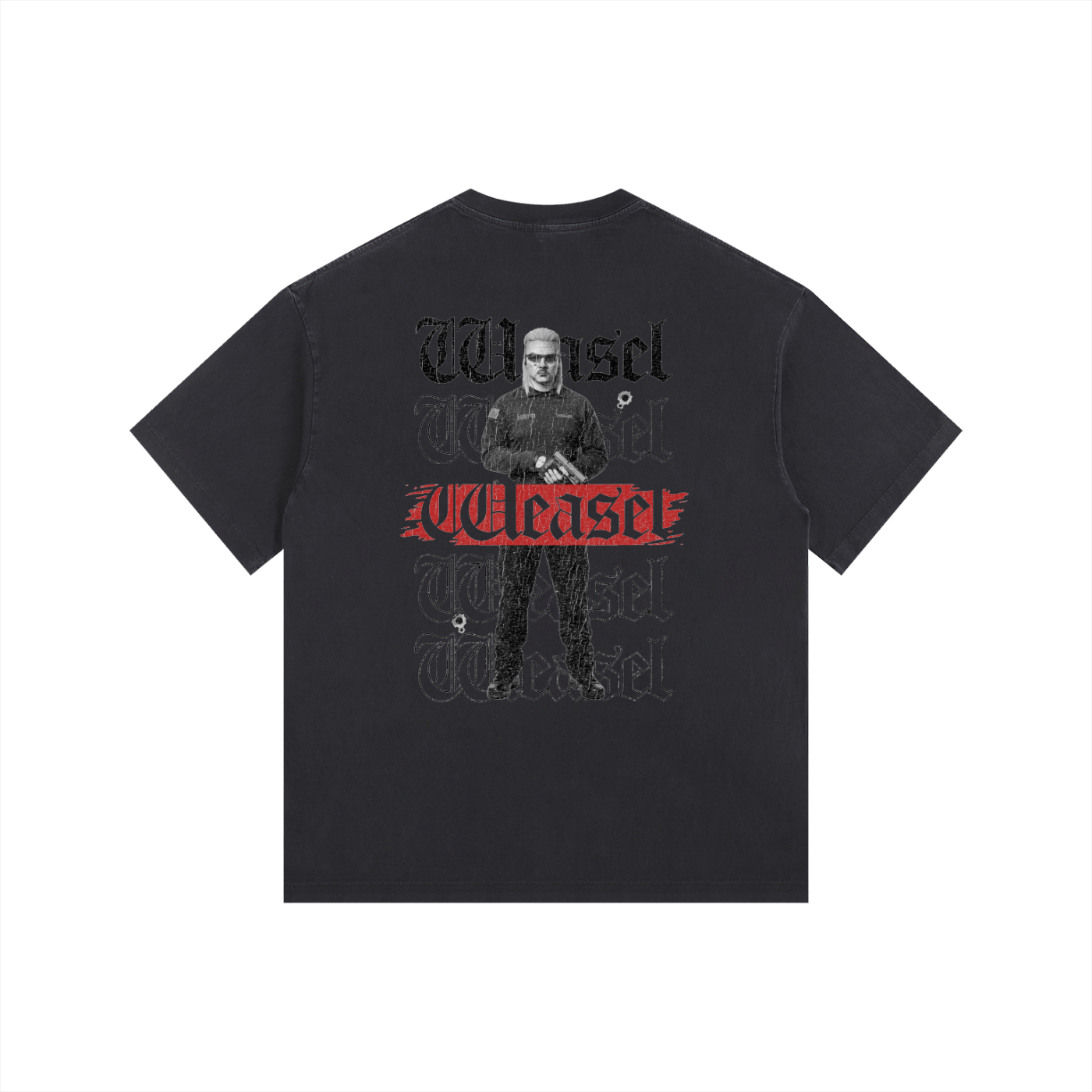 'The Weasel' Oversized Cotton T-Shirt