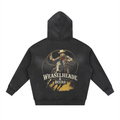 'Weaselheade RedM' Two-way Zipper Boxy Fleece Hoodie