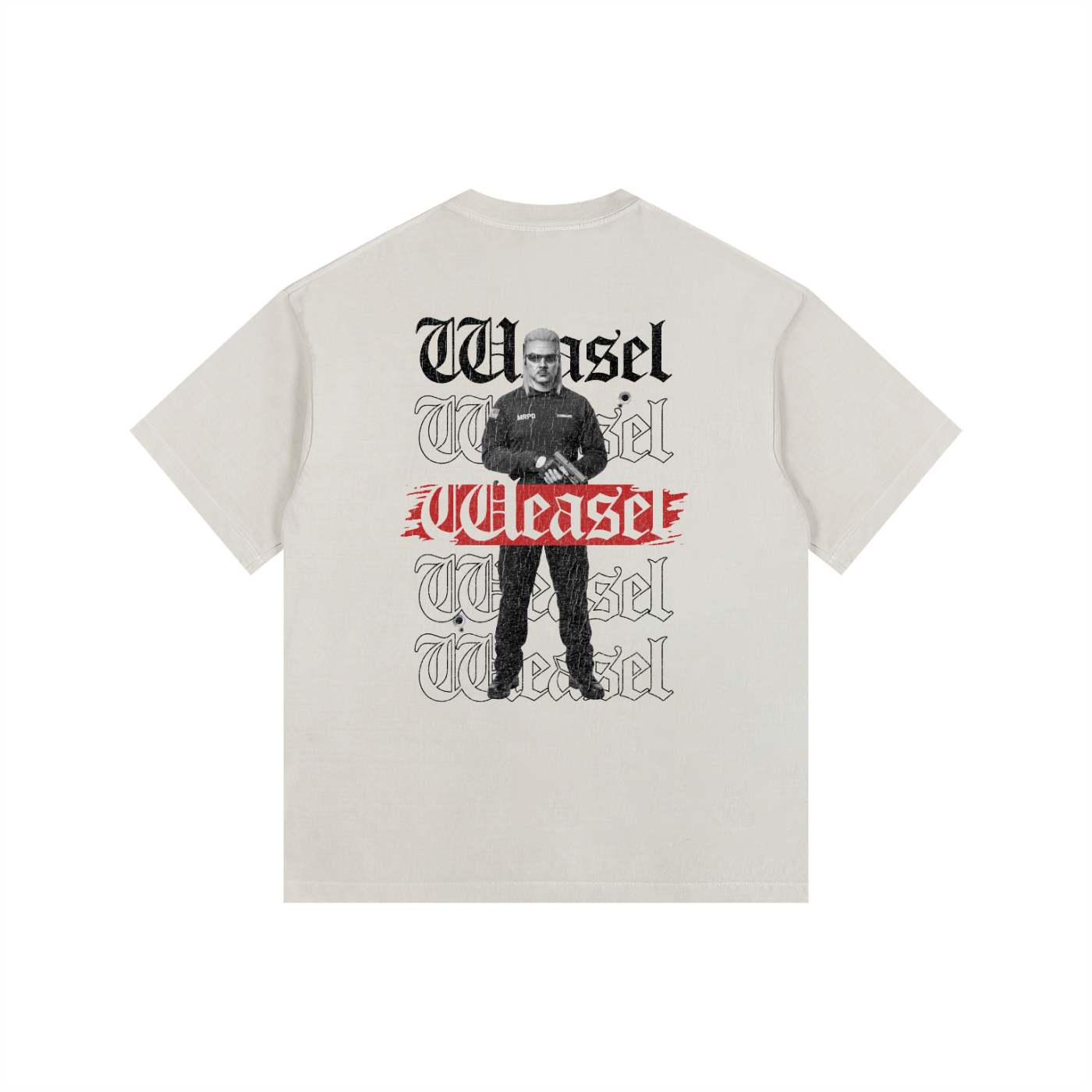 'The Weasel' Oversized Cotton T-Shirt