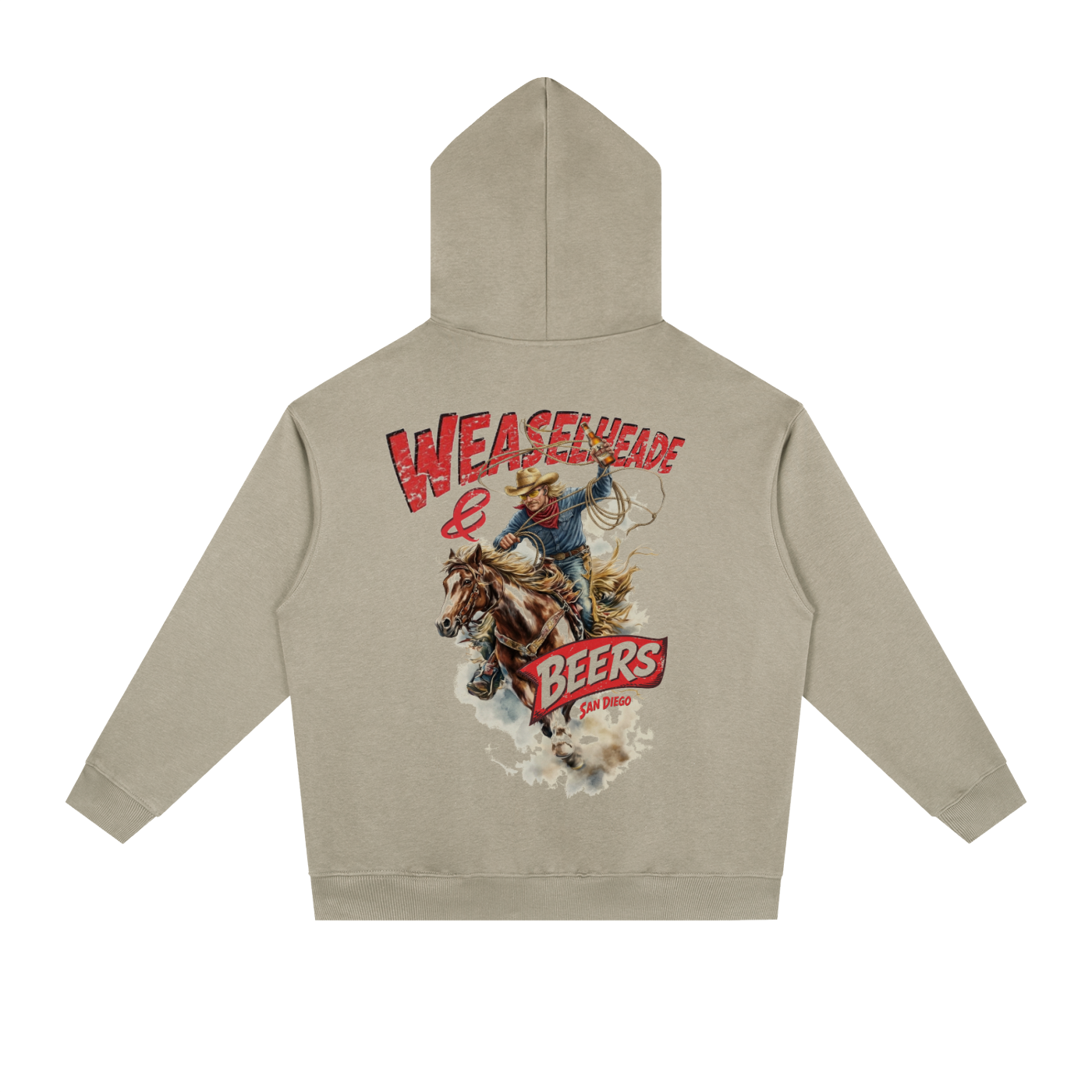 'Weaselheade and Beers' Essential Heavyweight Hoodie