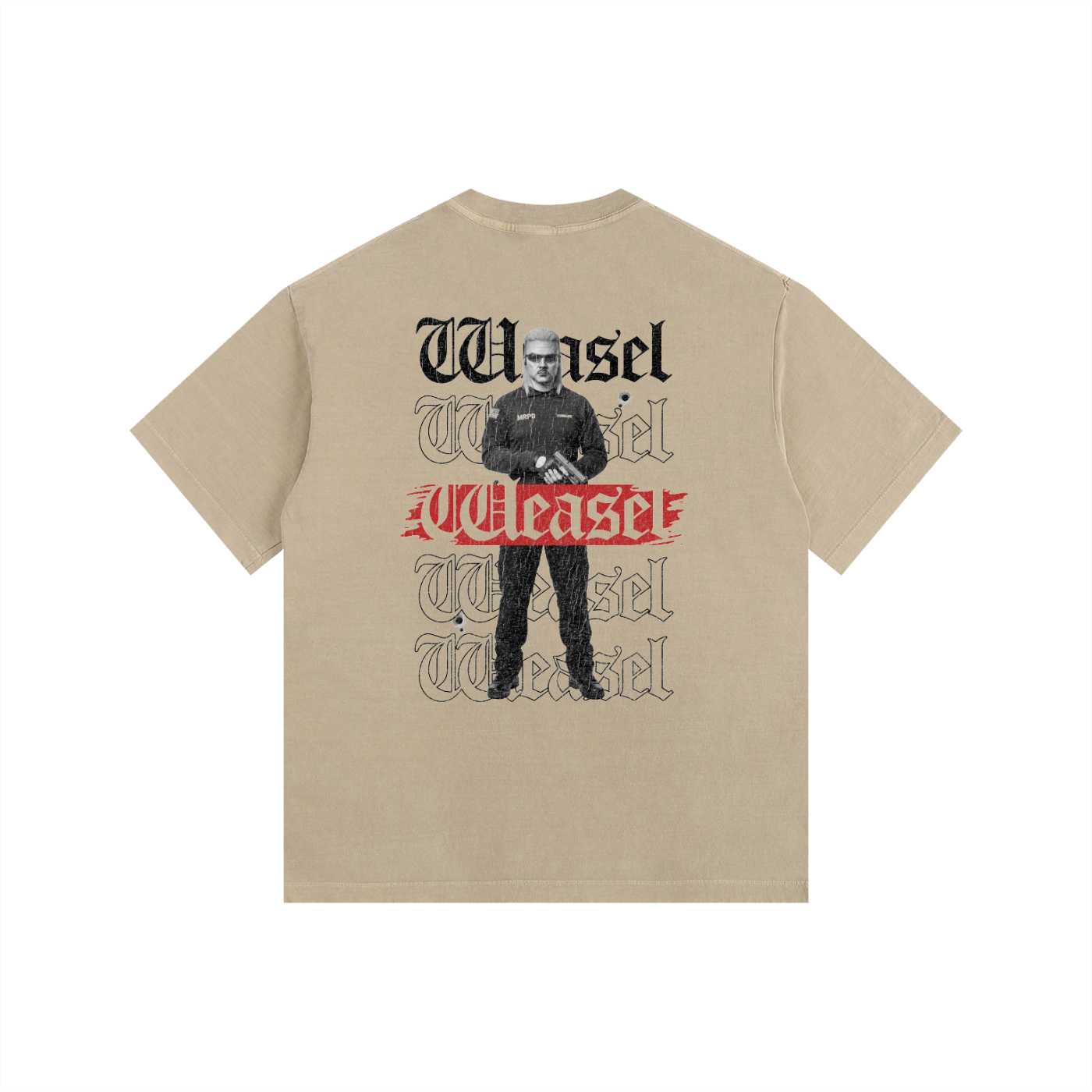 'The Weasel' Oversized Cotton T-Shirt