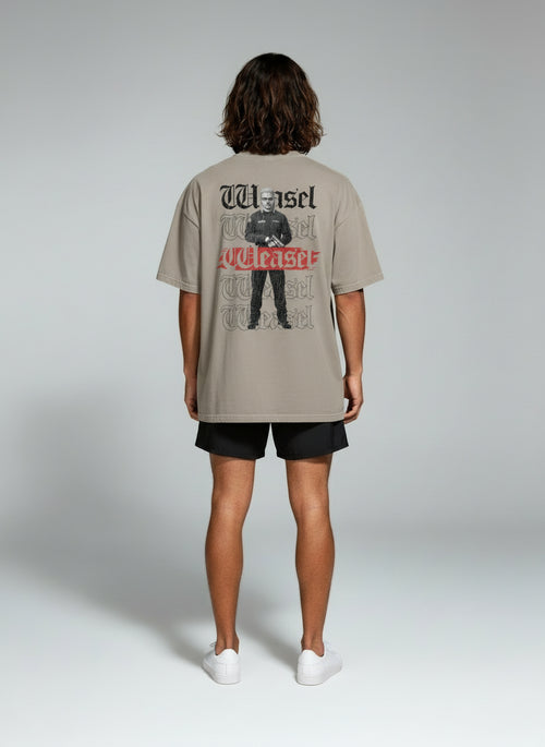 'The Weasel' Vintage Washed Oversized Cotton T-Shirt