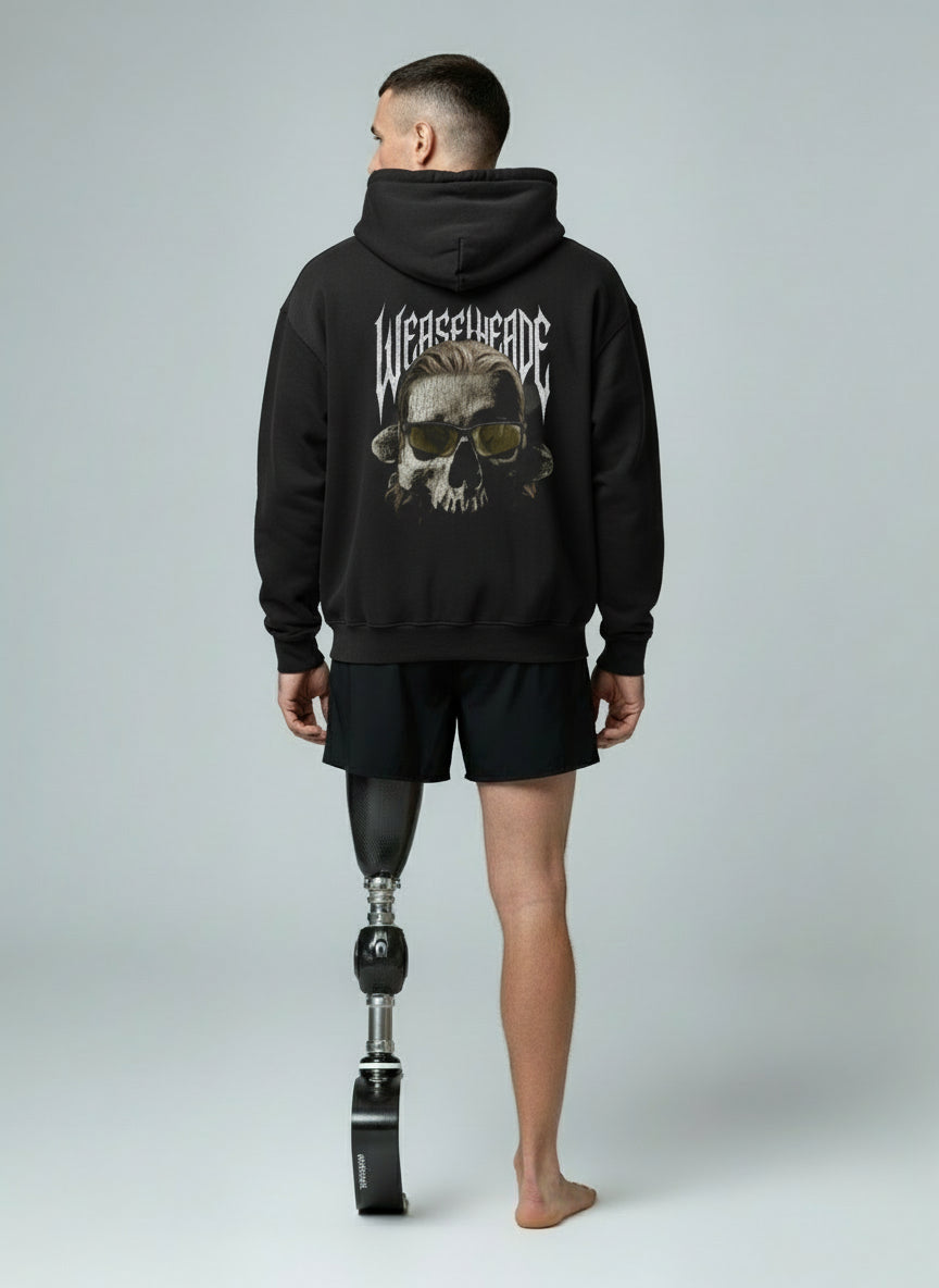 'The Skull of Weaselheade' Boxy Fleece Hoodie