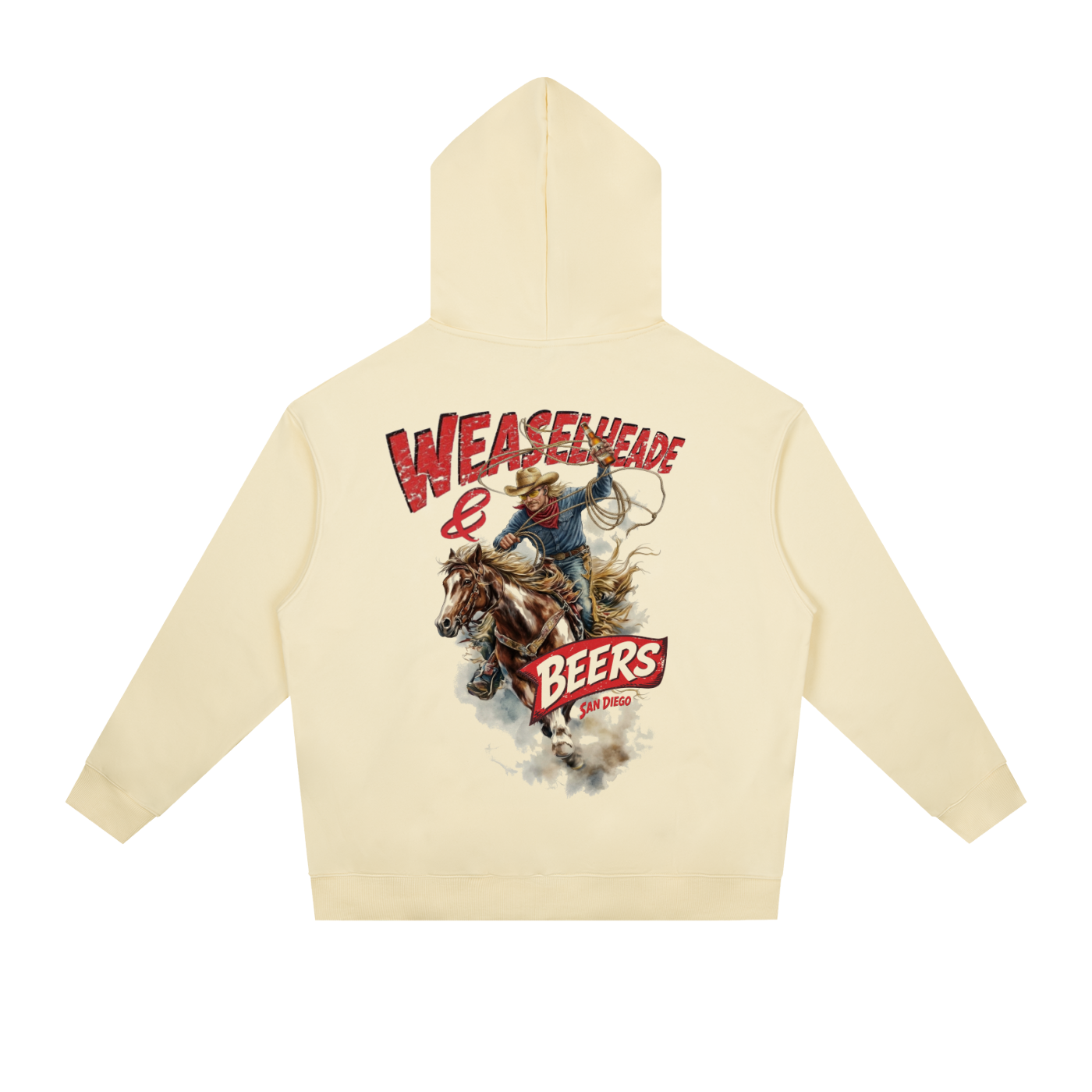 'Weaselheade and Beers' Essential Heavyweight Hoodie
