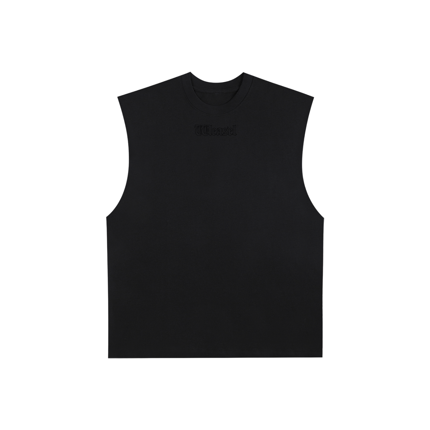 'The Skull of Weaselheade' Raw Edge Cotton Tank Top