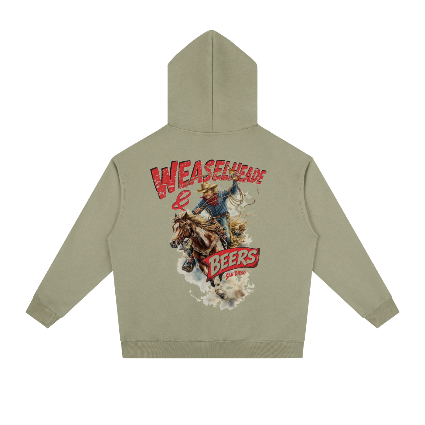 'Weaselheade and Beers' Essential Heavyweight Hoodie