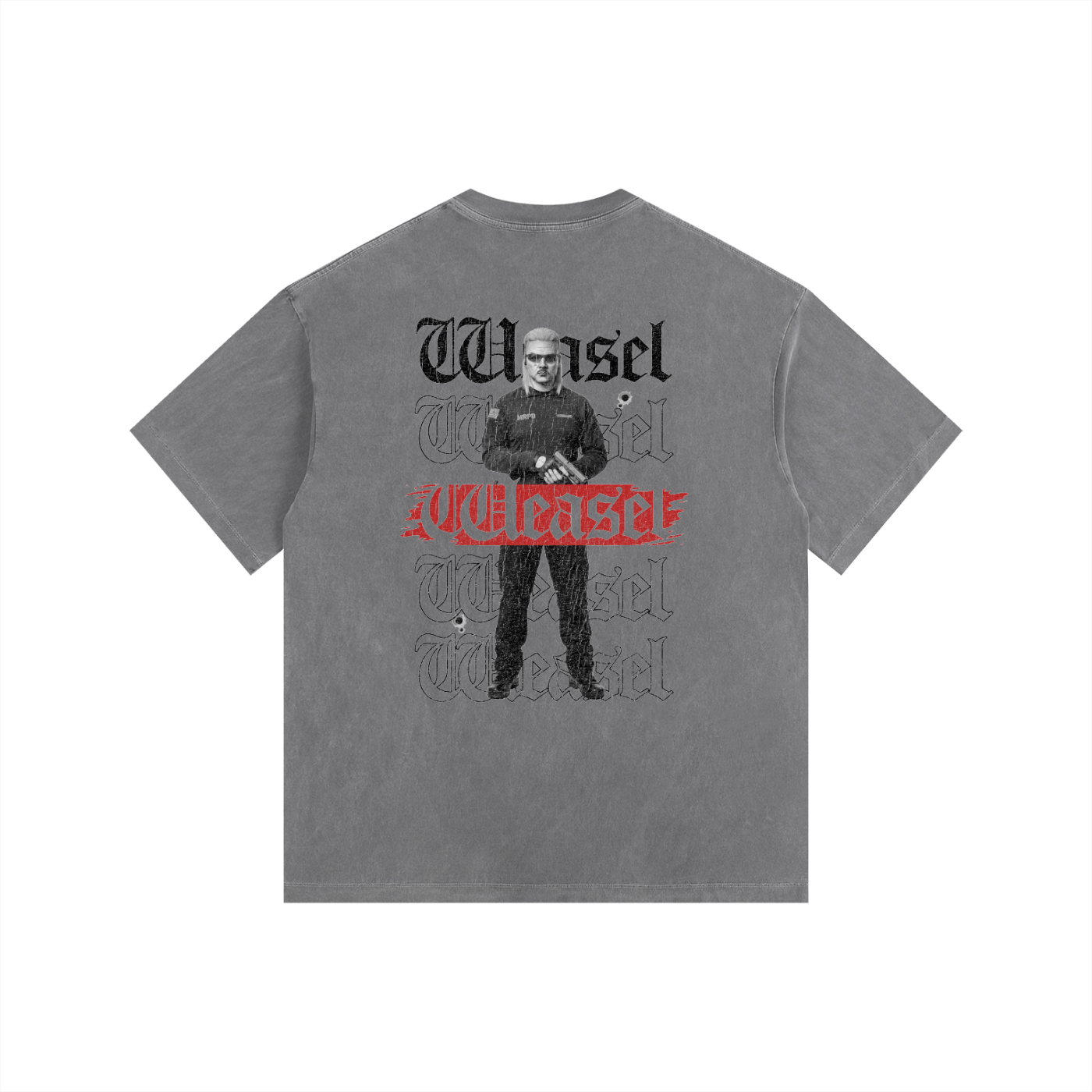 'The Weasel' Oversized Cotton T-Shirt